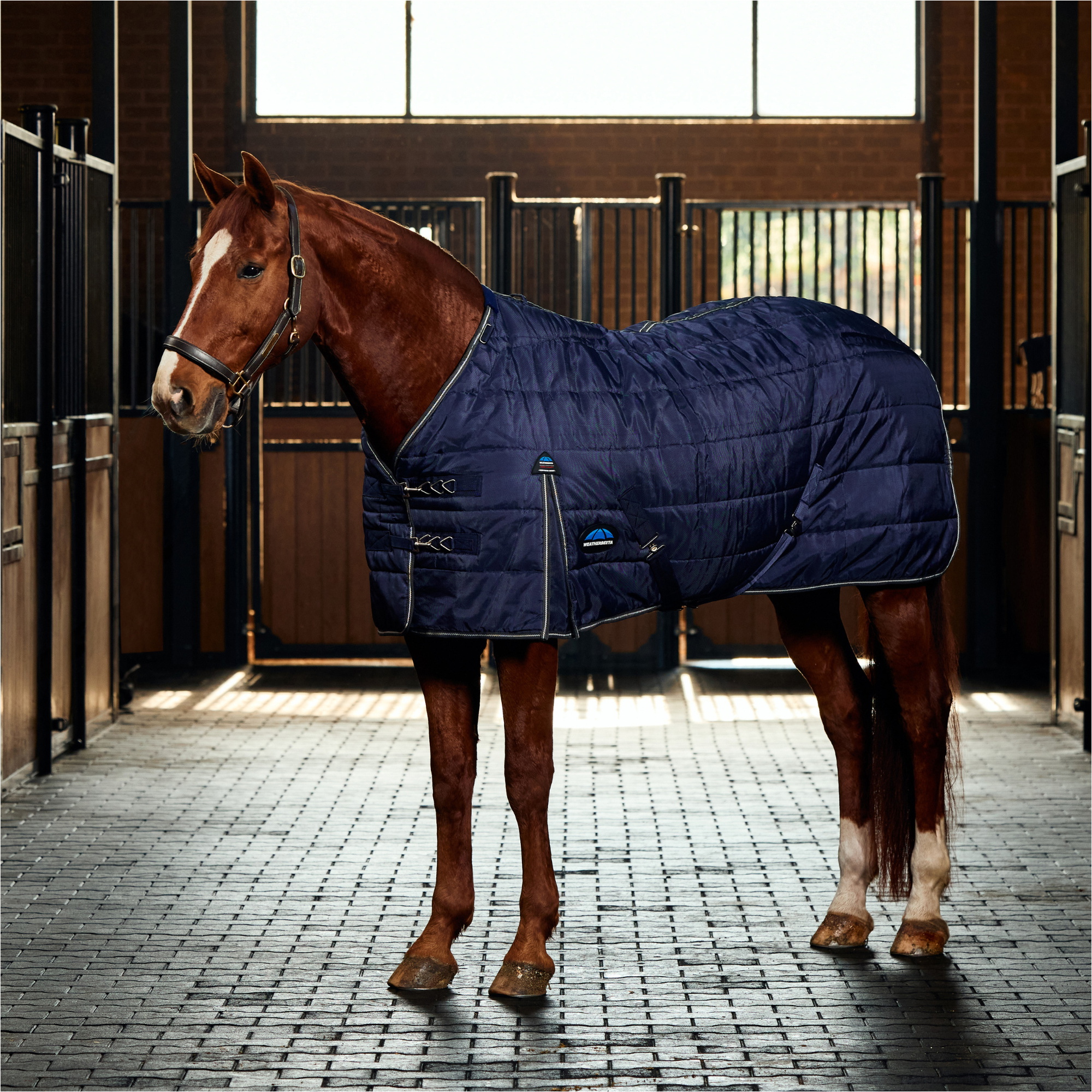2025 WeatherBeeta Comfitec PP Channel Quilt Stable Detach-A-Neck 220G 1029042 - Navy